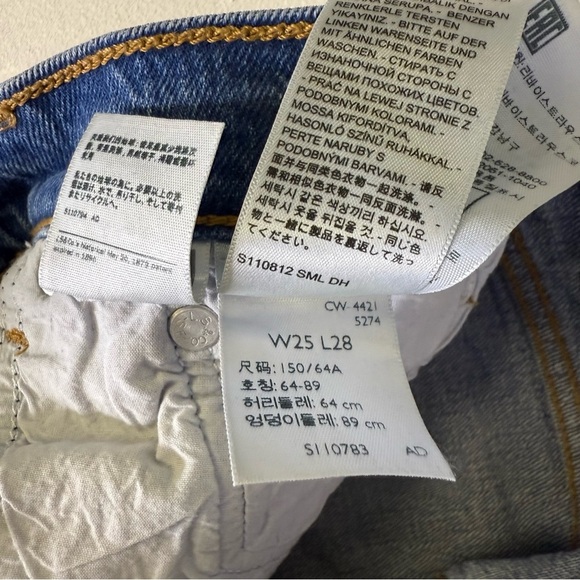 Levi’s Wedgie Straight Denim Jeans Women’s Size 25 - Picture 7 of 7